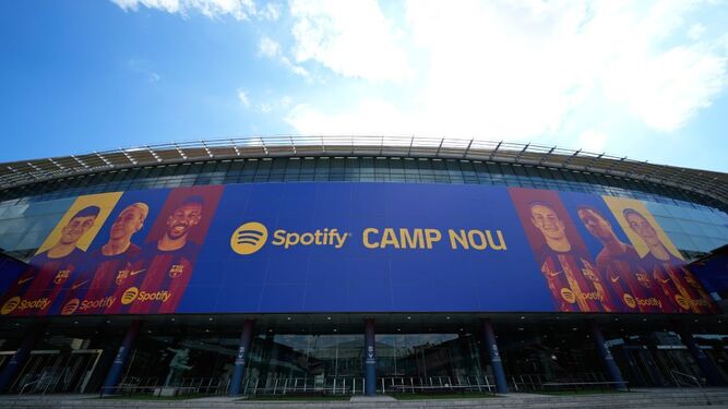Spotify ya patrocina el Camp Nou