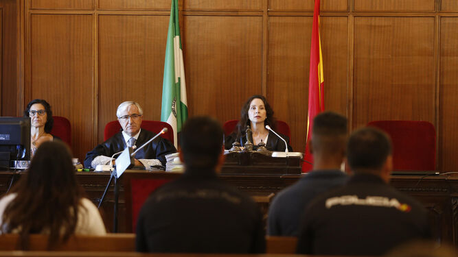 La magistrada Mercedes Alaya presidiendo un juicio con jurado popular.