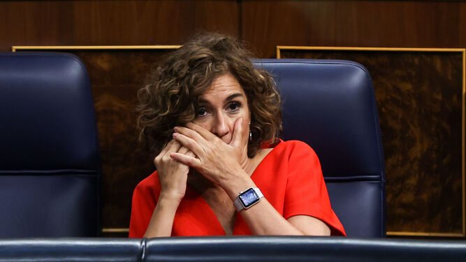 María Jesús Montero, en una imagen reciente en el Congreso de los Diputados