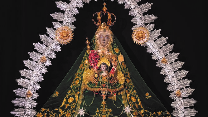 La Virgen de la Sierra, en el cartel de la romería.