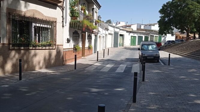 Nuevo aspecto de la calle Belén de Cabra.