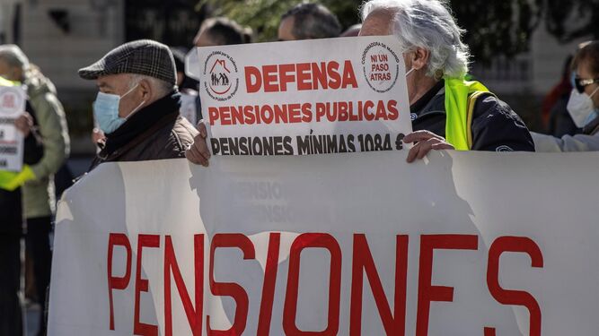 Concentración de pensionistas