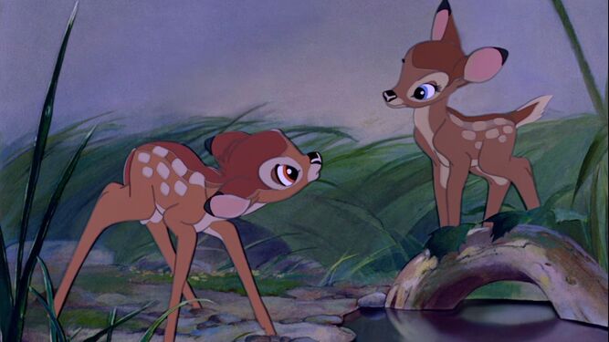 Escena de la película Bambi