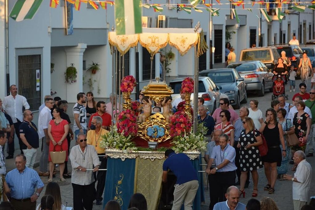 El espectacular recibimiento a la Virgen de Gu&iacute;a en Villanueva del Duque, en im&aacute;genes