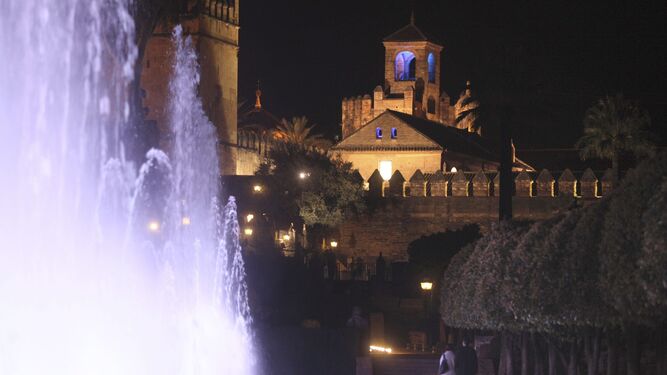 Espectáculo de luz y sonido del Alcázar de Córdoba.