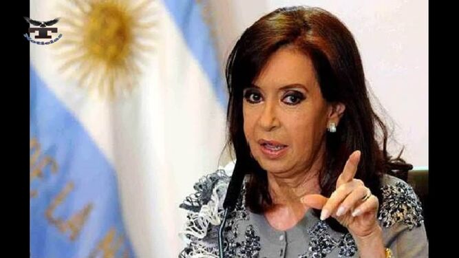 Cristina Fernández compadeciendo ante los medios
