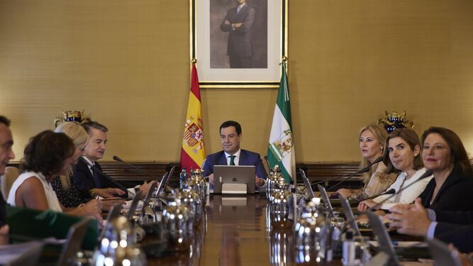 Primera reunión del nuevo Consejo de Gobierno de la Junta de Andalucía