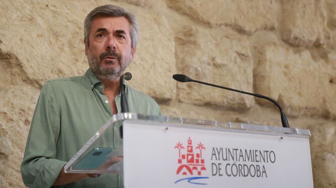 El delegado de Presidencia y portavoz municipal del PP, Miguel Ángel Torrico.