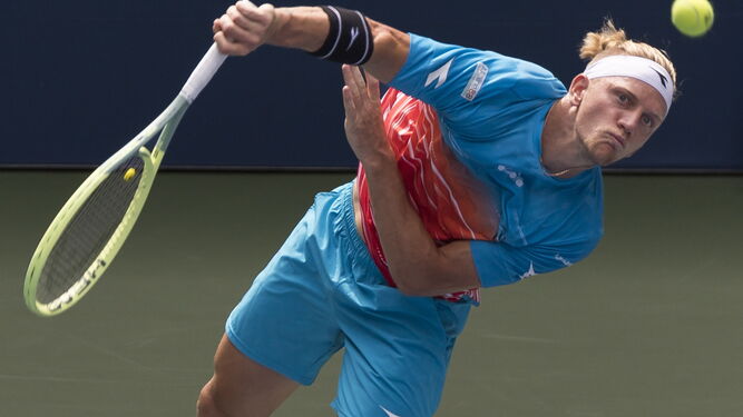 Davidovich, en su último partido, en el US Open.