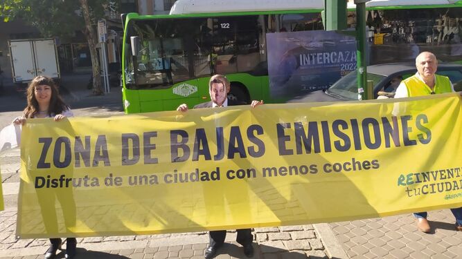 Actividad de Greenpeace en Córdoba.