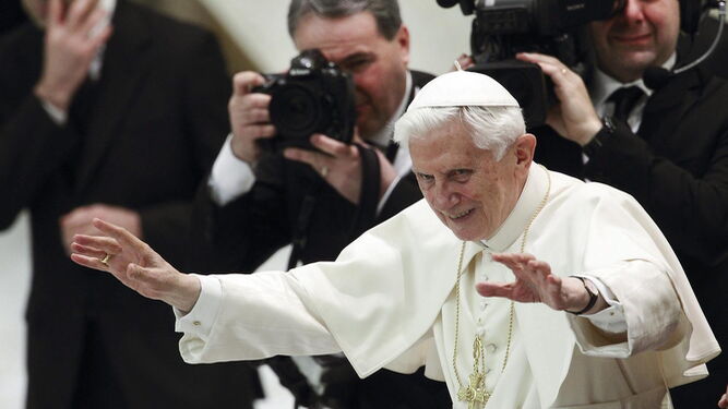 Benedicto XVI, en una de sus últimas intervenciones como Papa en 2013.