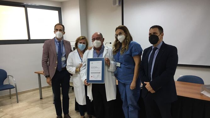 El Área Sanitaria Norte de Córdoba recibe la certificación.