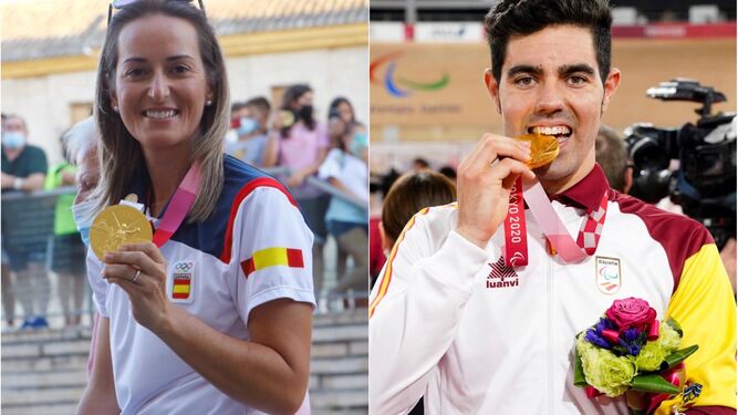 Fátima Gálvez y Alfonso Cabello, Premios Andalucía de los Deportes 2021.