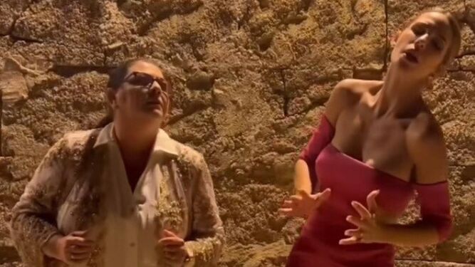 María del Monte y Tamara Gorro captadas en un vídeo