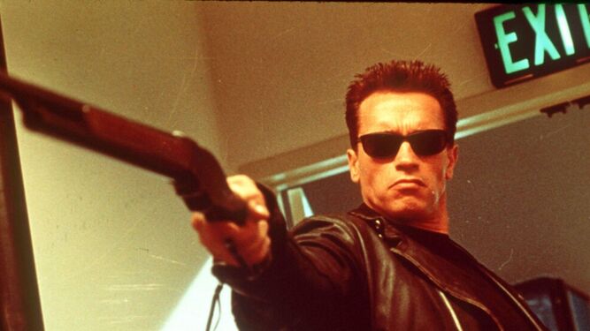 Arnold Schwarzenegger en una imagen de 'Temrinator' (1984, James Cameron).