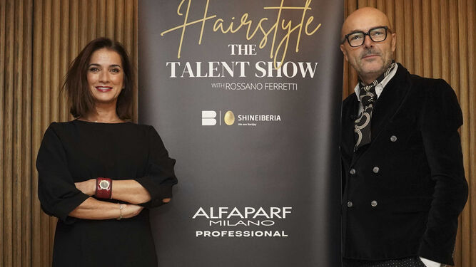Macarena Rey y Rossano Ferretti en la presentación de 'HairStyle'