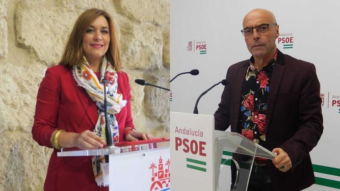Carmen Campos y Antonio Hurtado, precandidatos del PSOE para la Alcaldía de Córdoba.
