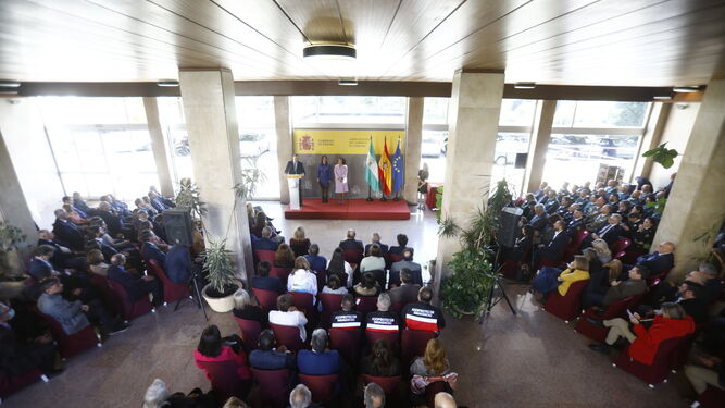Acto en conmemoración del 44 aniversario de la Constitución Española en Córdoba.