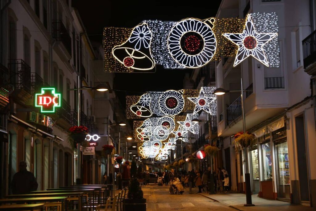 Un recorrido en fotograf&iacute;as por las luces de Navidad de Pozoblanco