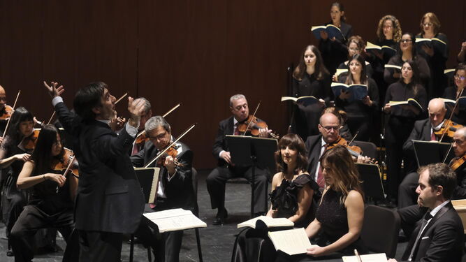 Un momento del cuarto concierto de abono de la Orquesta de Córdoba.
