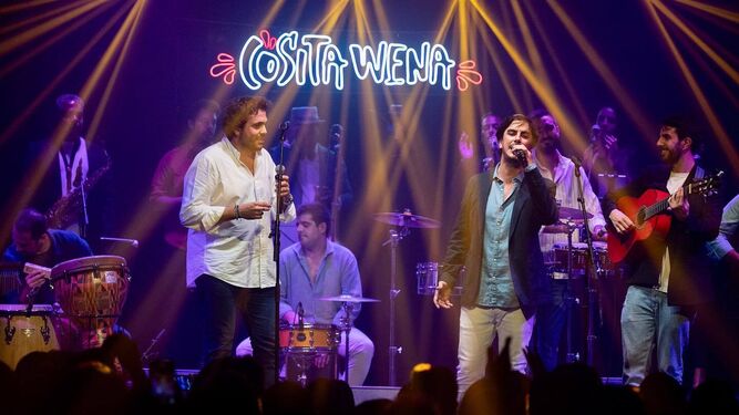 El grupo Cosita Wena, en una actuación en Madrid.
