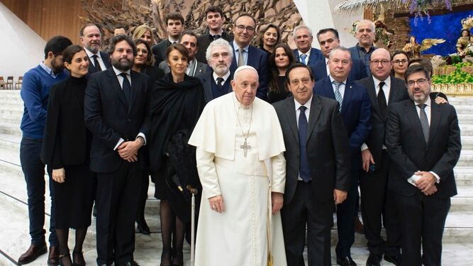 Reunión de Asaja con el Papa Francisco.