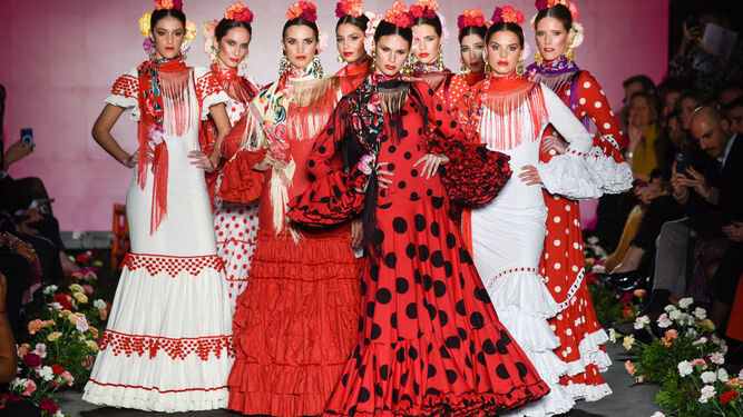 Diseños de Rocío Peralta vistos en We Love Flamenco 2023.