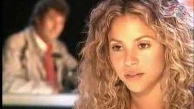 Shakira en la entrevista con Jesús Quintero en 2005