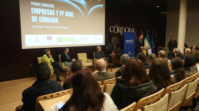 Inauguración de las jornadas de FP Dual en Córdoba.