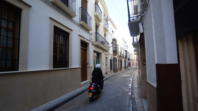 Una calle del centro de Priego de Córdoba.