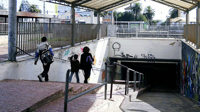 Paso de peatones subterráneo de Villarrubia.
