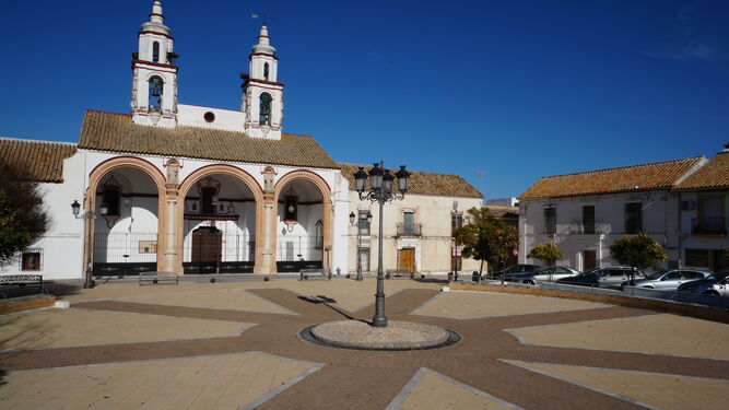 Plaza de la Iglesia de La Carlota.