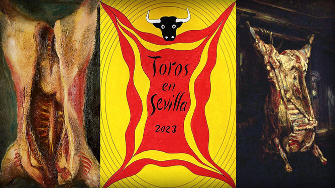 El cartel de Foster, entre el 'Toro desollado' de Miquel Villa y el 'Buey desollado' de Rembrant.