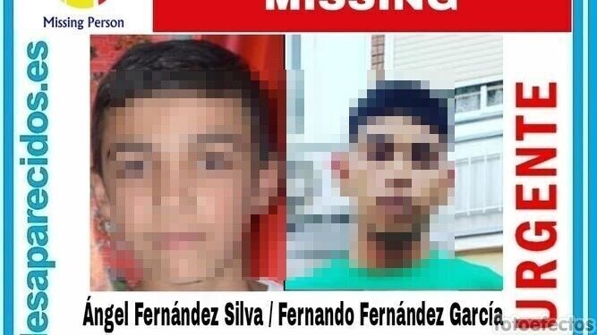Foto de los menores desaparecidos en Carabanchel