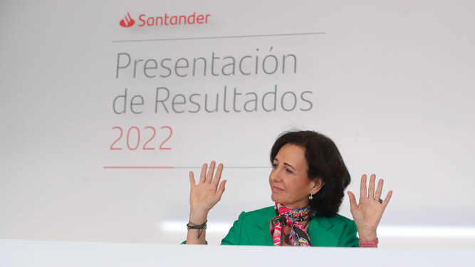 Ana Botín, en la presentación de resultados de Banco Santander