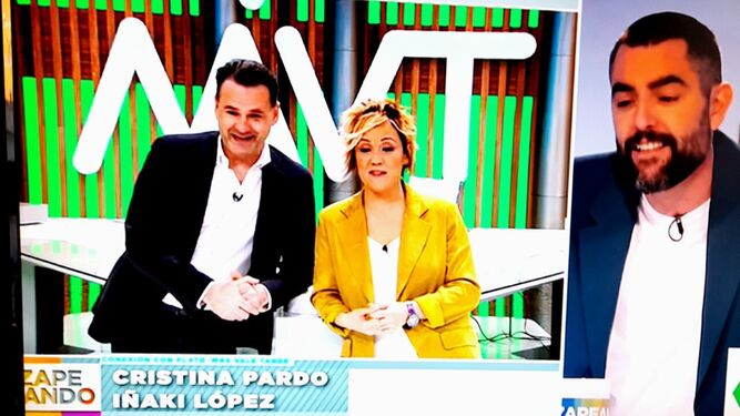 Iñaki López este martes de nuevo junto a Cristina Pardo para retomar 'Más vale tarde'