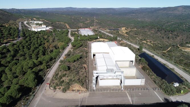 Vista aérea de las instalaciones de El Cabril, en Hornachuelos.