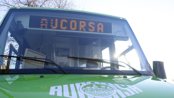 Un autobús de Aucorsa.