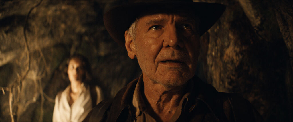 Harrison Ford en Indiana Jones y el Dial del Destino