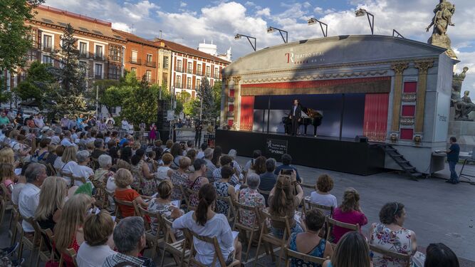 La Carroza del Teatro Real en su recital de Valladolid.