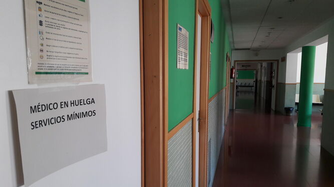 Imagen de un centro de salud en una anterior movilización.