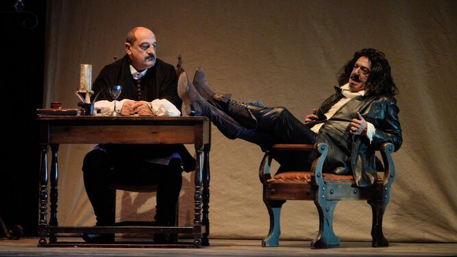 Un momento de la representación de 'La niebla' en el Teatro Góngora.