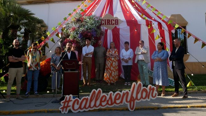 Inauguración de Calles en Flor en Cañete de las Torres.
