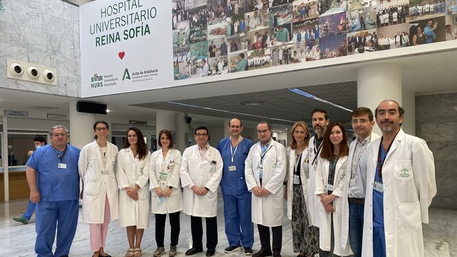 Profesionales que han coordinado el estudio clínico desde Córdoba.