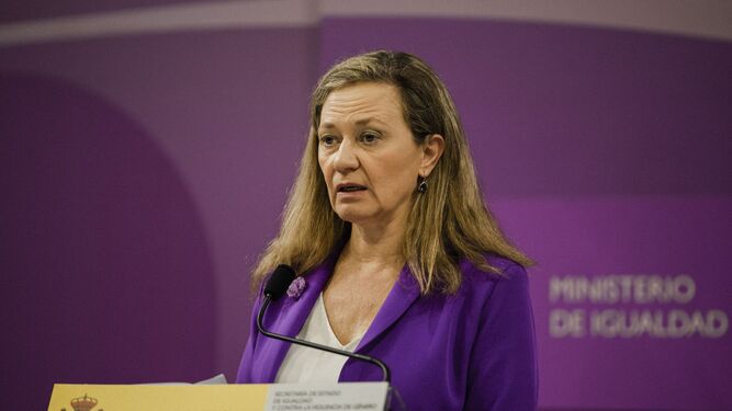 La delegada del Gobierno contra la violencia machista, Victoria Rosell.