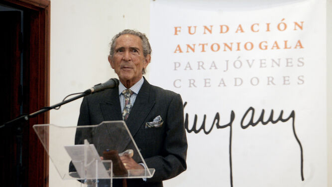 Antonio Gala, en su Fundación en el año 2012.