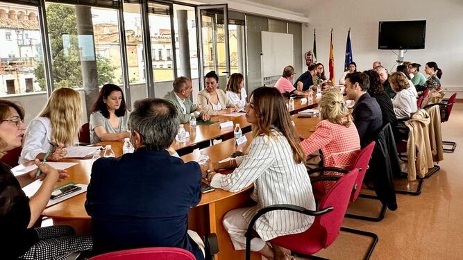Reunión del foro provincial para la integración de personas migrantes en Córdoba.