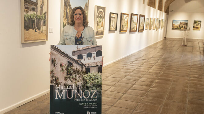 Presentación de la exposición de Manuel Muñoz en el Palacio de la Merced de Córdoba.