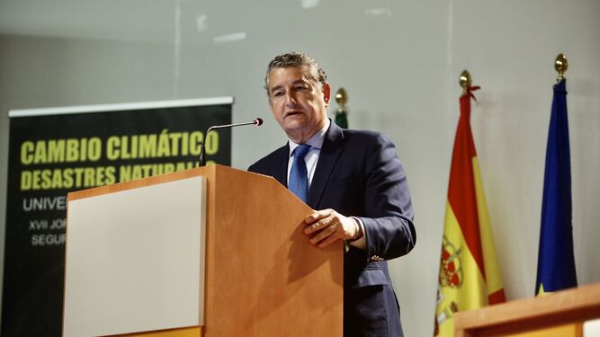 El consejero de la Presidencia de la Junta, Antonio Sanz, en un acto reciente.