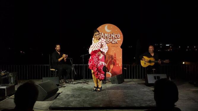 Una actuación de Flamenco en la Terraza.